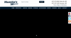 Desktop Screenshot of hamlinsmarina.com