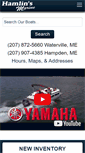 Mobile Screenshot of hamlinsmarina.com